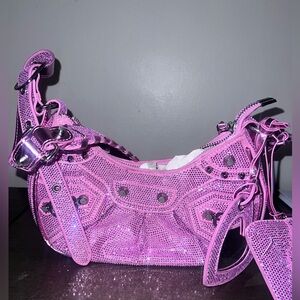 Pink Studded Handbag